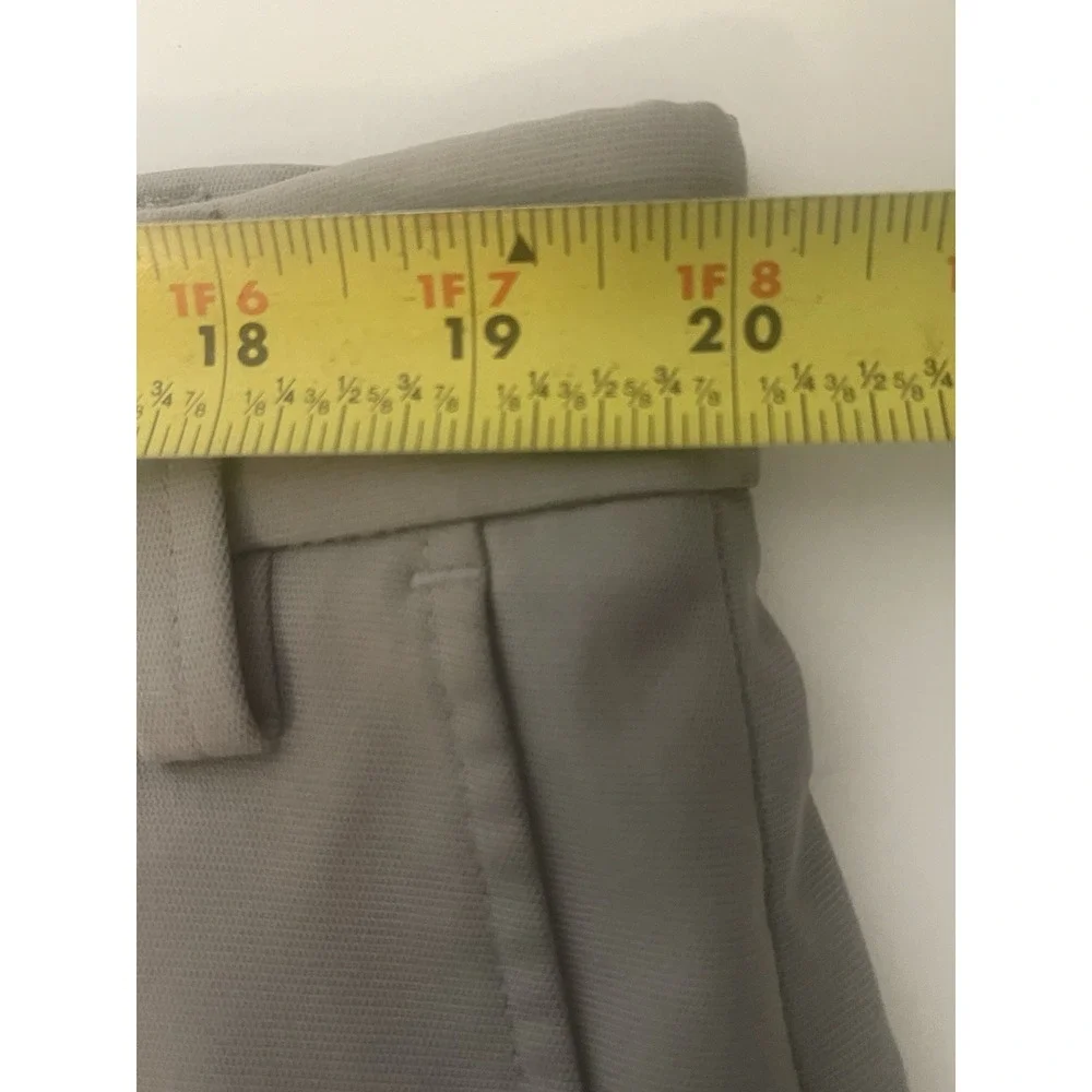 Callaway Mens Golf Pants Light Gray tag 40x30 Flat Front Performance 40x29